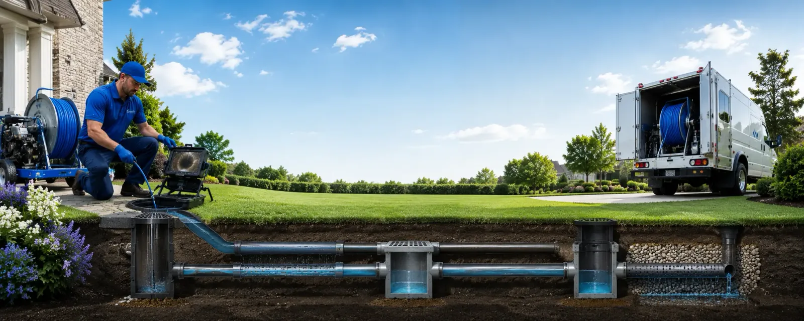 Outdoor drain cleaning information for Olema, CA
